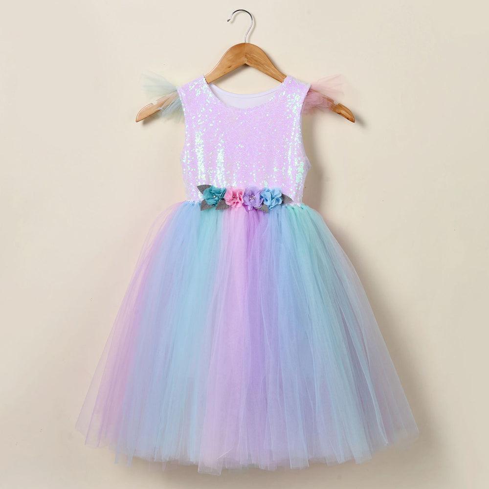 Pastel Rainbow Party Dress - My Fancy Dress Box
