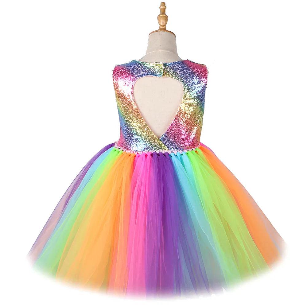Rainbow Party Dress - My Fancy Dress Box