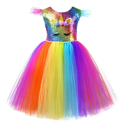 Rainbow Unicorn Dress - My Fancy Dress Box