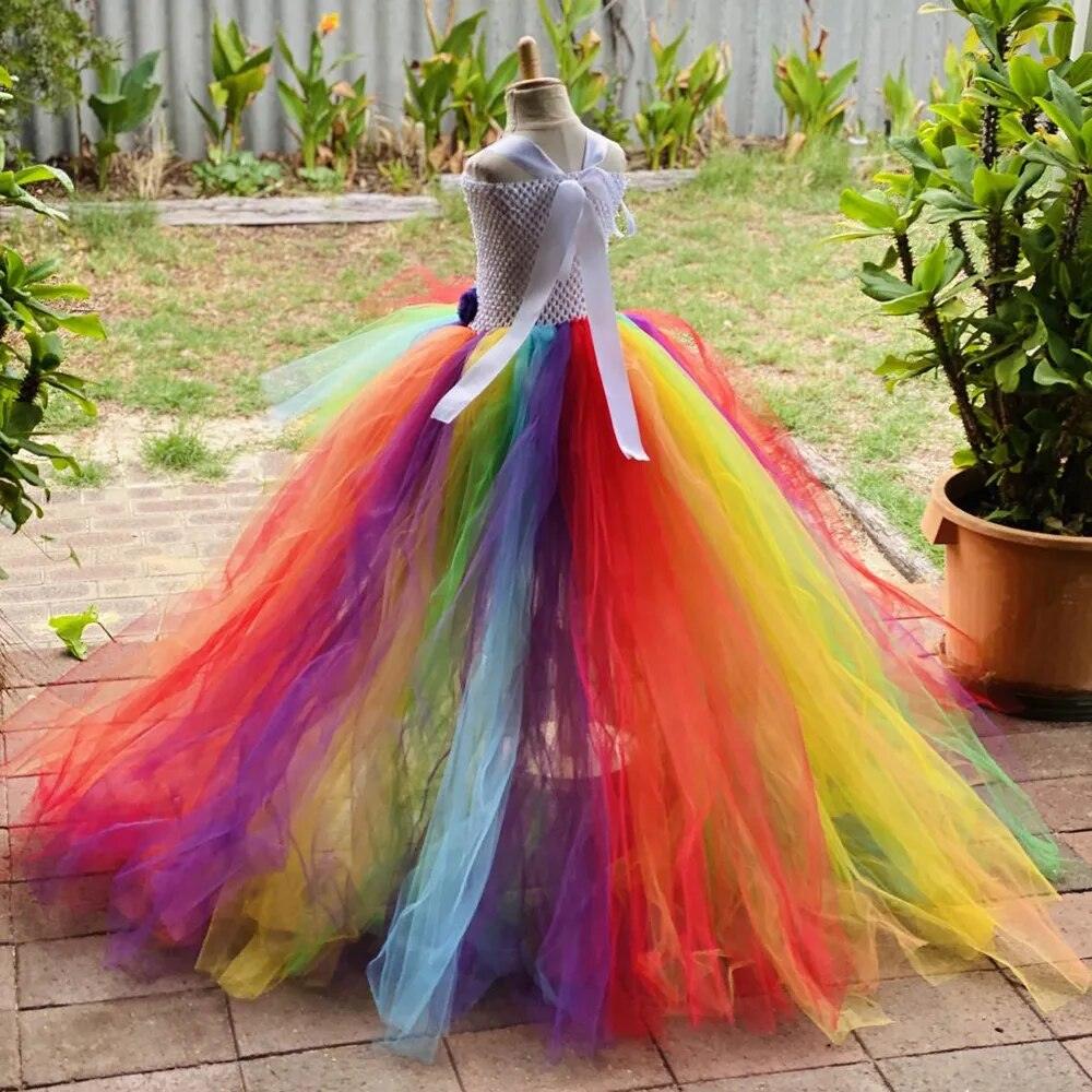 Rainbow Waterfall Dress - My Fancy Dress Box