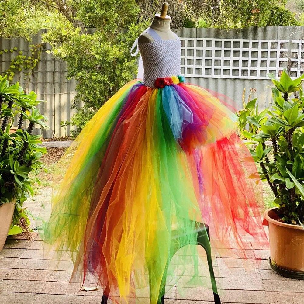 Rainbow Waterfall Dress - My Fancy Dress Box