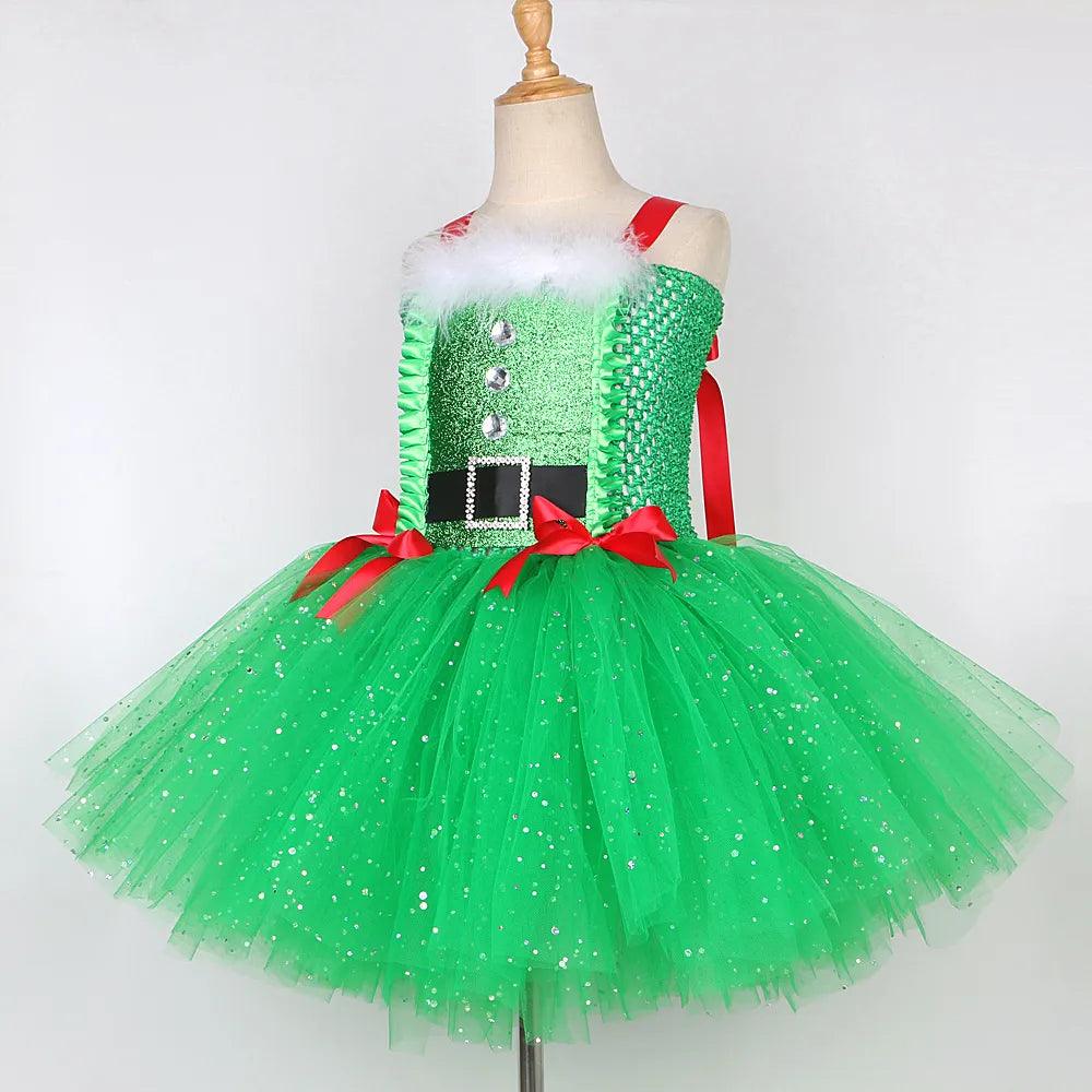 Santa Sparkle Dress - My Fancy Dress Box