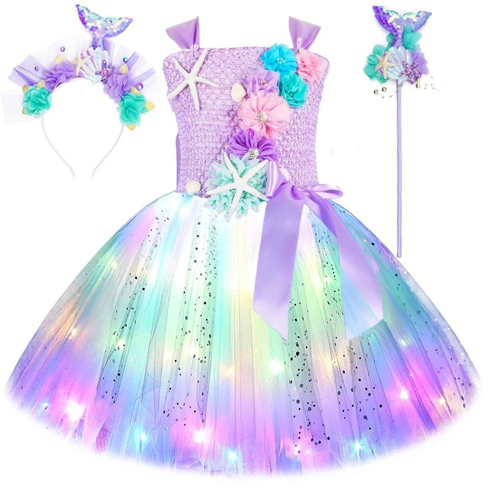 Sparkle Light Up Mermaid Dress - My Fancy Dress Box